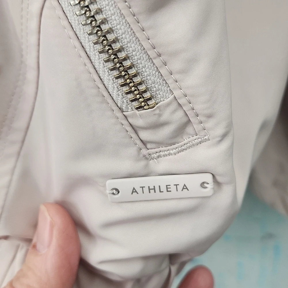 Athleta Chill Bomber in Beach‎ Stone
